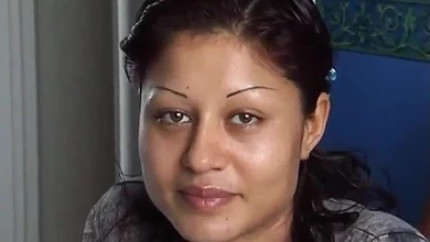 Кастинг у Вудманана для брюнетки из Сербии закончился жескачом с  помощником и тройными оборотоми: писька,попа,рот.